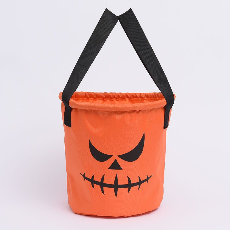 Fan-Shaped Basket With Light Bucket For Halloween