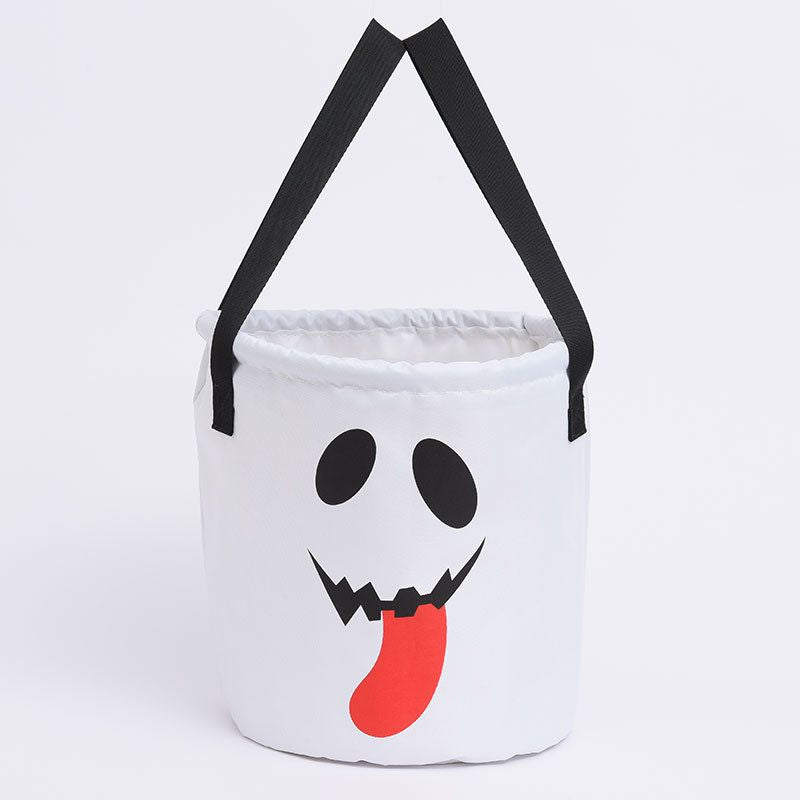 Fan-Shaped Basket With Light Bucket For Halloween