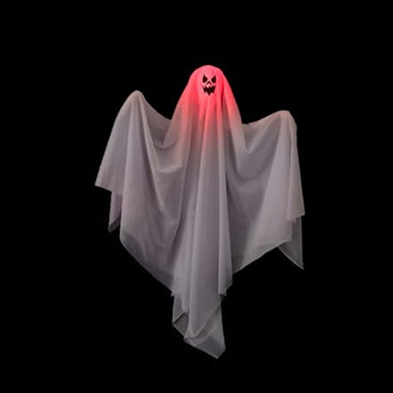 Halloween Glowing White Ghost Decoration Door Hanger