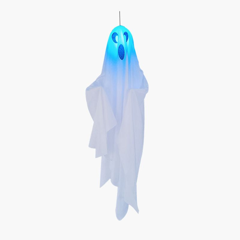 Halloween Glowing White Ghost Decoration Door Hanger